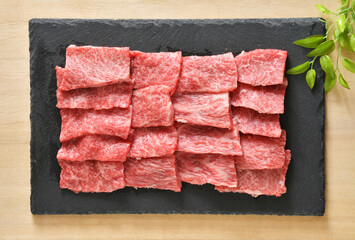 牛肉   カルビ　焼肉用　国産和牛