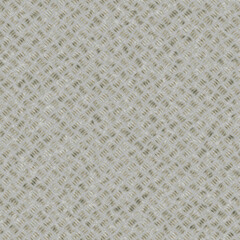 Fototapeta premium Rugged old anti-slip metal quadruple-bump floor with scratches and rust marks - seamless texture