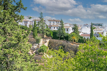 Obraz premium Cuenca Gardens in Ronda, Malaga, Andalusia, Spain