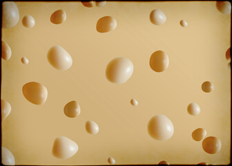 Fresh and tasty Swiss cheese Background