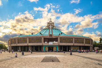Basilica of Our Lady of Guadalupe, mexico city - obrazy, fototapety, plakaty