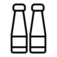 Sauce icon with outline style. Suitable for website design, logo, app and UI.