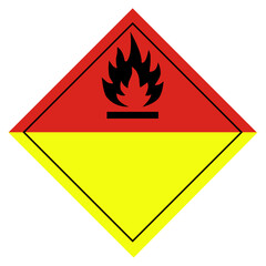Burning peroxides pictogram