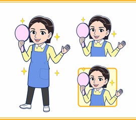 保育園で働く女性