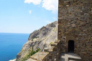 view from the top of the castle