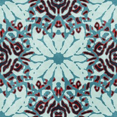 Red and navy textured urban seamless pattern. High quality illustration. Repeat design with a retro vintage high school denim feel. Grungy industrial trendy seamless texture for surface design.