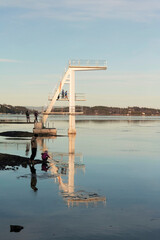 Diving board in Norway