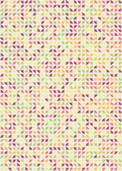 Abstract Geometric Pattern generative computational art illustration