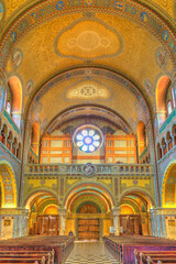 Szeged, Interior of the Cathedral, HDR Image