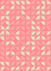 Abstract Geometric Pattern generative computational art illustration