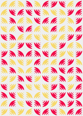 Abstract Geometric Pattern generative computational art illustration