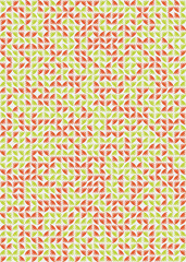 Abstract Geometric Pattern generative computational art illustration