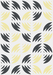 Abstract Geometric Pattern generative computational art illustration