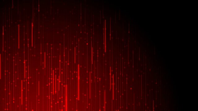 Dark red neon technology lines abstract motion background. Seamless looping. Video animation Ultra HD 4K 3840x2160