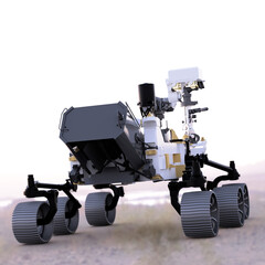 Naklejka premium Mars robot perseverance 3d rendered illustration