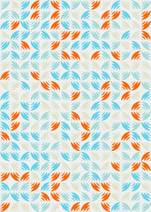 Abstract Geometric Pattern generative computational art illustration