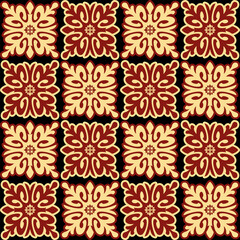 Design asian patterns element. Kazakh national beautiful ornaments on a background. EPS