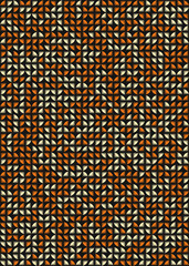 Abstract Geometric Pattern generative computational art illustration