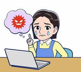 保育園で働く女性