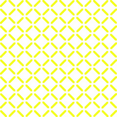Naklejka premium Abstract seamless pattern made with lines and shapes, striped yellow background, diagonals