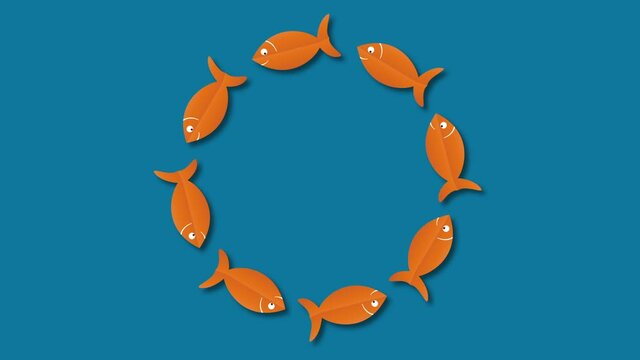 poisson vecteur vid&eacute;o