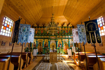 Orthodox church in Komańcza Bieszczady