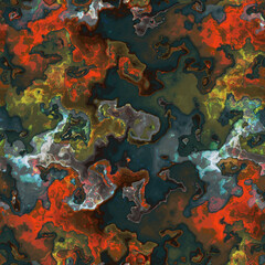 3d effect - abstract fractal background pattern