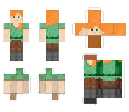 Download Minecraft, Minecraft Block, Cutout. Royalty-Free Vector