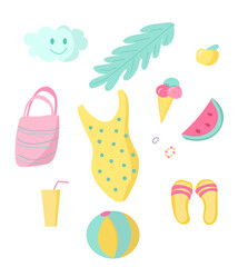 Sumer vector bright set with isolated objects
