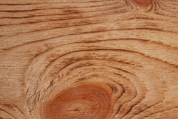 The texture of the wood with a knot, after firing and brushing