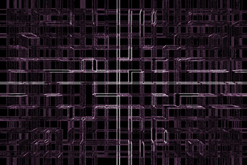 Abstract purple futuristic wallpaper, binary code background. 