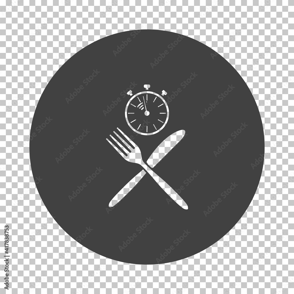 Sticker Fast Lunch Icon