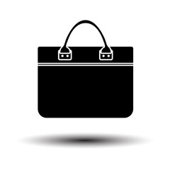 Business Woman Briefcase Icon