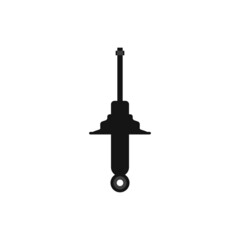 suspension shock absorber icon on white background,vector - 417840756
