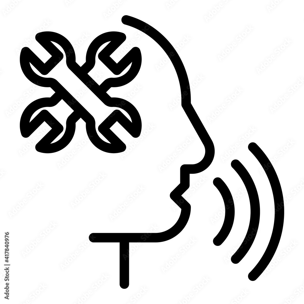 Poster tech help icon. outline tech help vector icon for web design isolated on white background