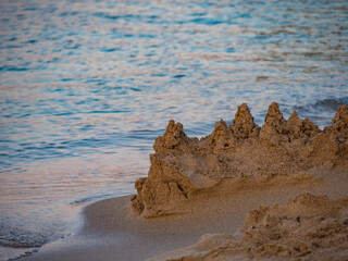 Cala Mesquida, Sunset at the beach in Mallorca, Spain