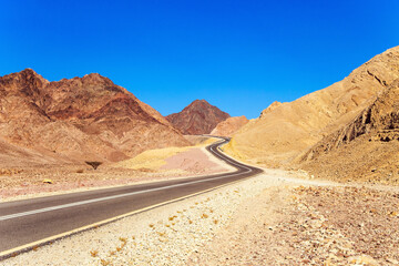 The road through the desert