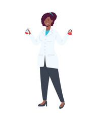 afro female scientific