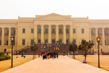 The old monument of the Hazarduari Palace in the town of Murshidabad.