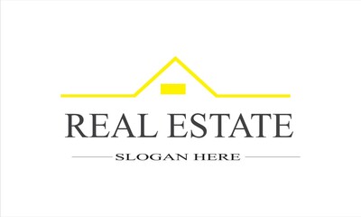 Vector illustration of a logotype Real Estate