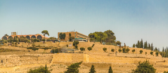 Olives Mount Landscape, Old Jerusalem