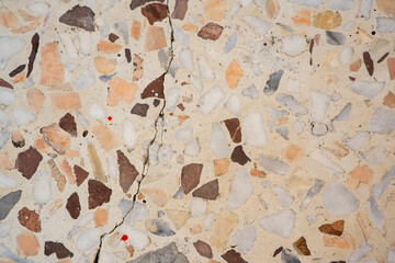 Close up of old marble texture background