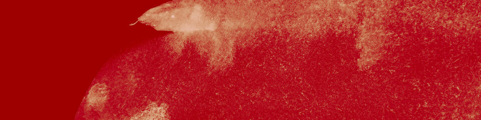 Abstract Red, Burgundy Gouache Stroke. Red,