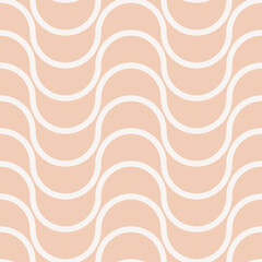 Vector seamless geometric pattern. Abstract retro background design. Simple monochrome repeating elements.