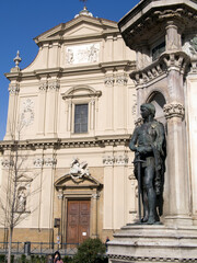 Fototapeta na wymiar Italia, Toscana, Firenze, chiesa di San Marco.