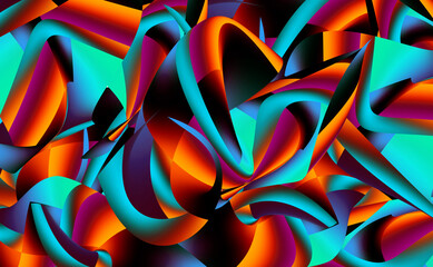 lines and wave color dance background wallpaper