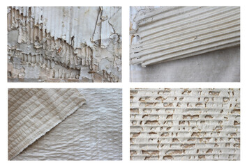 old paper isolated on white background