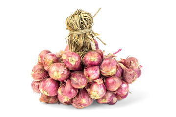 red onion thai isolated on a white background