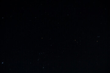 Kazakhstan's starry sky, winter starry sky.