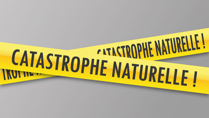 Logo catastrophe naturelle.
